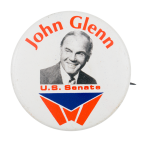 John Glenn U.S. Senate Political Button Museum