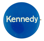 Kennedy Blue Political Button Museum