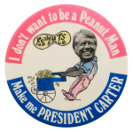 President Carter Peanut Man Political Button Museum