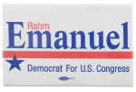 Rahm Emanuel For Congress Political Button Museum