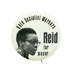 Willie Mae Reid for Mayor Political Busy Beaver Button Museum