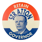 Retain Stratton Political Button Museum