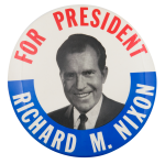 Richard M. Nixon for President Political Button Museum