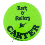 Rock & Rollers for Carter Political Button Museum