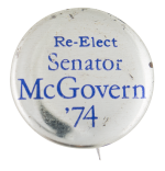 Senator McGovern '74 Political Button Museum