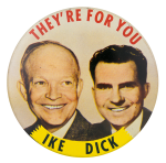 They're for You Political Button Museum