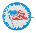 United States Flag Political Button Museum