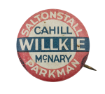 Willkie Cahill McNary Political Button Museum