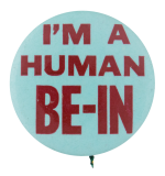 Human Be-In Ice Breakers Button Museum