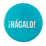 Hágalo Blue Ice Breakers Button Museum