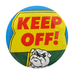 Keep Off Ice Breakers Button Museum