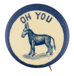 Oh You Donkey Ice Breakers Button Museum