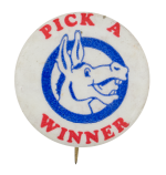 Pick A Winner Ice Breakers Button Museum