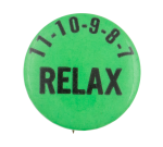 Relax Ice Breakers Button Museum