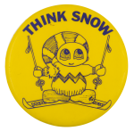 Think Snow Ice Breakers Button Museum