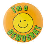 I'm a Democrat Smileys Button Museum