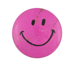 Pink Smiley One Smileys Button Museum