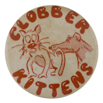 Clobber Kittens Sports Button Museum