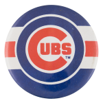 Cubs Dark Blue Sports Button Museum