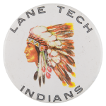 Lane Tech Indians Schools Button Museum