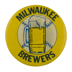 Milwaukee Brewers Sports Button Museum