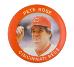 Pete Rose Cincinnati Reds Sports Button Museum