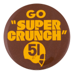 Go Super Crunch Sports Button Museum