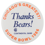 Thanks Bears Chicago Button Museum