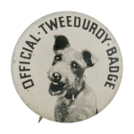 Official Tweeduroy Badge Self Referential Button Museum